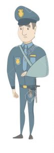 injured policeman