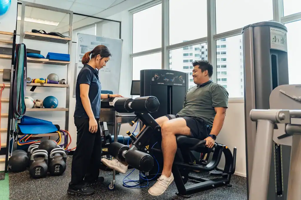 Physiotherapy session at Singapore Physo.