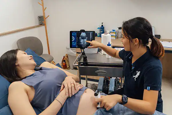 real-time ultrasound