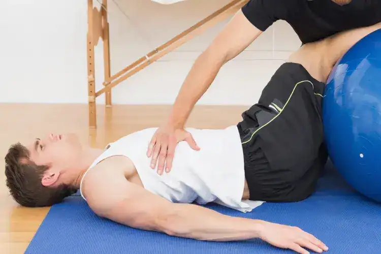 Physiotherapy session at Singapore Phys.
